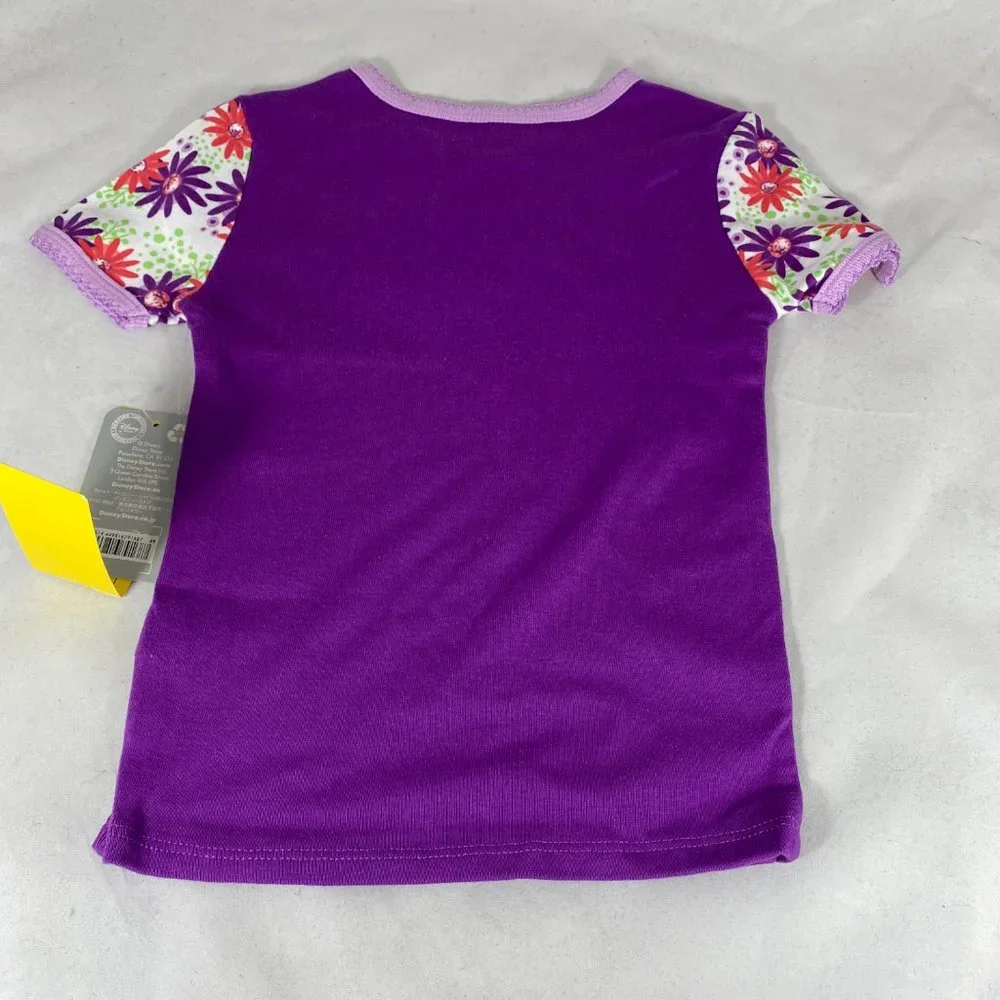 Disney Store Rapunzel Tangled Short & Shirt Pajama Set NWT